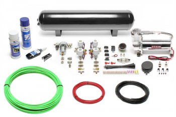 TA Technix Air Generation Kit 444 Viair Compressor / 19L Black Tank / Black Indicator / Green Hose