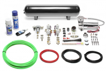 TA Technix Air Generation Kit 480 Viair Compressor / 19L Black Tank / Display Black / Hose Green