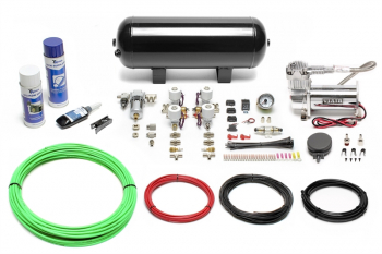 TA Technix Air Generation Kit 380 Viair Compressor / 11.5L Black Tank / Indicator White / Hose Green