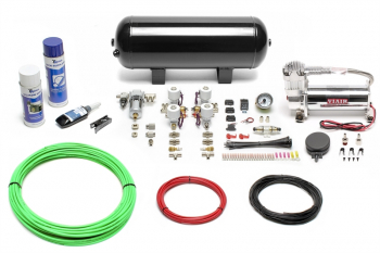 TA Technix Air Generation Kit 444 Viair Compressor / 11.5L Black Tank / Indicator White / Hose Green