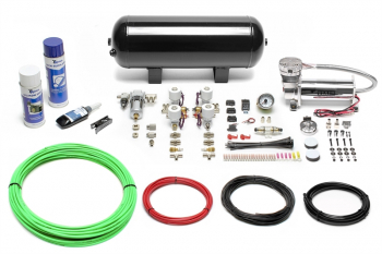 TA Technix Air Generation Kit 480 Viair Compressor / 11.5L Black Tank / Indicator White / Hose Green