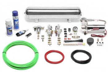 TA Technix Air Generation Kit 444 Viair Compressor / 19L Chrome Tank / Indicator White / Hose Green