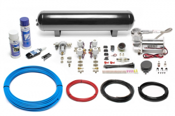 TA Technix Air Generation Kit 380 Viair Compressor / 19L Black Tank / Display Black / Hose Blue