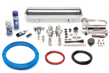 TA Technix Air Generation Kit 444 Viair Compressor / 19L Chrome Tank / Display Black / Hose Blue