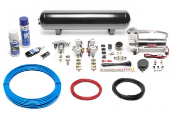 TA Technix Air Generation Kit 444 Viair Compressor / 19L Black Tank / Display Black / Hose Blue