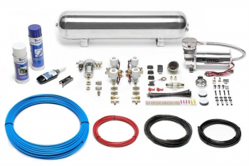 TA Technix Air Generation Kit 480 Viair Compressor / 19L Chrome Tank / Display Black / Hose Blue