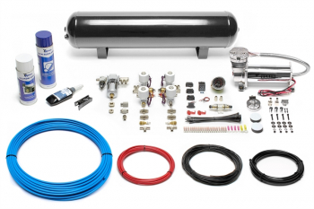 TA Technix Air Generation Kit 480 Viair Compressor / 19L Black Tank / Display Black / Hose Blue