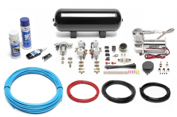 TA Technix Air Generation Kit 380 Viair Compressor / 11,5L Black Tank / Display Black / Hose Light Blue