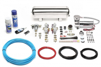 TA Technix Air Generation Kit 480 Viair Compressor / 11,5L Chrome Tank / Display Black / Hose Light Blue