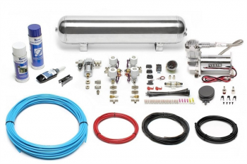 TA Technix Air Generation Kit 380 Viair Compressor / 19L Chrome Tank / Display Black / Hose Light Blue