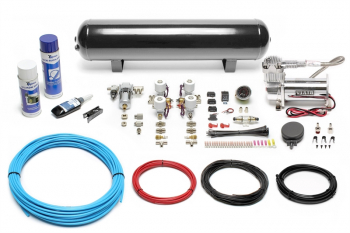 TA Technix Air Generation Kit 380 Viair Compressor / 19L Black Tank / Display Black / Hose Light Blue