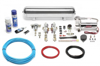 TA Technix Air Generation Kit 444 Viair Compressor / 19L Chrome Tank / Display Black / Hose Light Blue