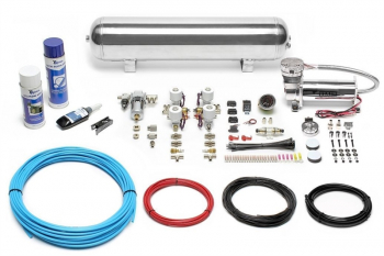 TA Technix Air Generation Kit 480 Viair Compressor / 19L Chrome Tank / Display Black / Hose Light Blue