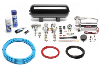 TA Technix Air Generation Kit 444 Viair Compressor / 11.5L Black Tank / Indicator White / Hose Light Blue