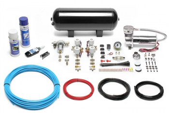 TA Technix Air Generation Kit 480 Viair Compressor / 11.5L Black Tank / Indicator White / Hose Light Blue