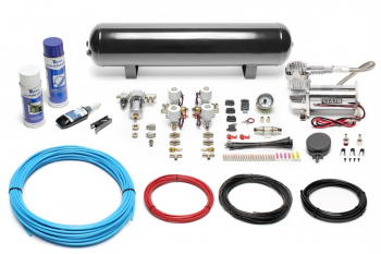 TA Technix Air Generation Kit 380 Viair Compressor / 19L Black Tank / Indicator White / Hose Light Blue