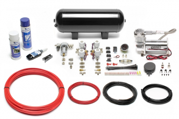 TA Technix Air Generation Kit 380 Viair Compressor / 11,5L Black Tank / Display Black / Hose Red