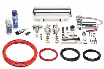 TA Technix Air Generation Kit 480 Viair Compressor / 11,5L Chrome Tank / Display Black / Hose Red