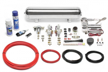 TA Technix Air Generation Kit 380 Viair Compressor / 19L Chrome Tank / Display Black / Hose Red