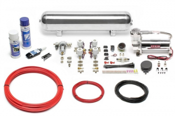 TA Technix Air Generation Kit 444 Viair Compressor / 19L Chrome Tank / Display Black / Hose Red