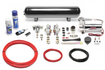 TA Technix Air Generation Kit 444 Viair Compressor / 19L Black Tank / Black Indicator / Red Hose