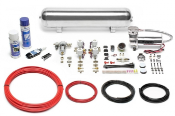 TA Technix Air Generation Kit 480 Viair Compressor / 19L Chrome Tank / Display Black / Hose Red