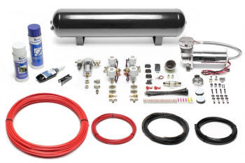 TA Technix Air Generation Kit 480 Viair Compressor / 19L Black Tank / Display Black / Hose Red