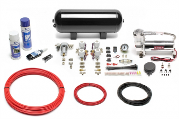 TA Technix Air Generation Kit 444 Viair Compressor / 11.5L Black Tank / Indicator White / Hose Red