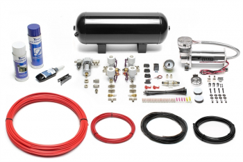 TA Technix Air Generation Kit 480 Viair Compressor / 11.5L Black Tank / Indicator White / Hose Red