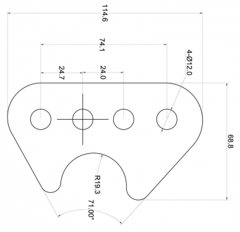 TA Technix universelle 1-1/2" Brücke, Stossdämpferaufhängung