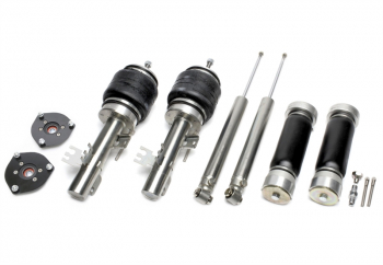TA Technix hardness adjustable air suspension with air management suitable for Audi A2 (8Z)/ Seat Ibiza III (6L)/ Skoda Fabia I-II (6Y/5J)/ VW Fox (5Z), Polo 9N