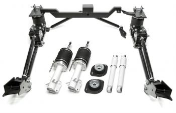 TA Technix Luftdämpfersatz +Blattfedernumrüstkit passend für VW Caddy I