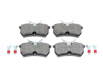 Bosch Bremsbelagsatz für Scheibenbremsen Hinterachse passend für Ford Fiesta/Focus/Scorpio/Sierra