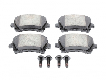 Bosch Bremsbelagsatz für Scheibenbremsen Hinterachse passend für Audi/Seat/Skoda/VW