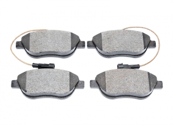 Bosch brake pad set for disc brakes front axle suitable for Fiat Punto, Opel Corsa D