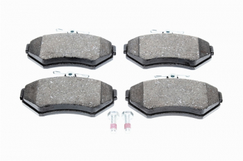 Bosch brake pad set for disc brakes front axle suitable for Seat Arosa (6H), Cordoba, Ibiza, Inca (6K/6L) Toledo (1L)/ VW Caddy (9K), Corrado, Golf II+ II+IV, Jetta II, Lupo (6X/6E), Passat (32B/35i), Polo (6N+2/6K), Scirocco (53B), Vento