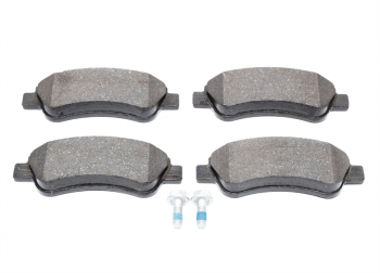 Bosch brake pad set for disc brakes front axle suitable for Citroen/Peugeot Berlingo/C2/C3/C3 II/C4/C5/DS3/DS4/Xsara/207/208/307/1007/206