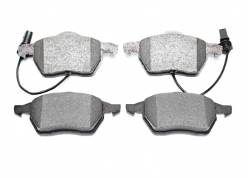 Bosch brake pad set for disc brakes front axle suitable for Audi A4 (B6/B7), A6 (C5/C6)/ Seat Exeo (3R)/ Skoda Superb (3U), VW Passat (3B/3BG)