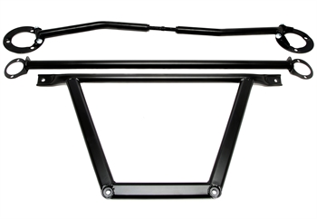 TA Technix Stahl-Domstreben Kit schwarz passend für E36 4 Zylinder - Motorcode M40