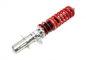 TA Technix Deep coil spring strut front axle from X-GWVW11+GWVW11/1 Audi A1 (8X), A2 (8Z)/ Seat Ibiza III+IV (6L, 6J)/ Skoda Fabia I-II (6Y, 5J)/ VW Fox (5Z), Polo (9N), Polo (6R)