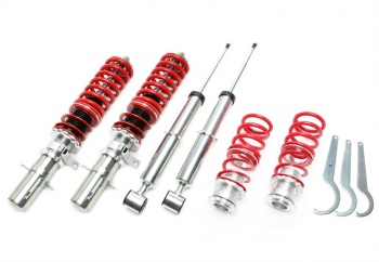 TA Technix Coilover Suspension - Deep Version suitable for - Audi A1 (8X)/ Seat Ibiza IV (6J)/ Skoda Fabia III (5J)/ VW Polo 6R