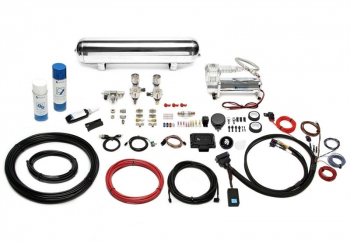 TA Technix Airmanagement including Air Generation Kit with TA Technix 444C Chrome Compressor / 19L Chrome Tank / Hose Black