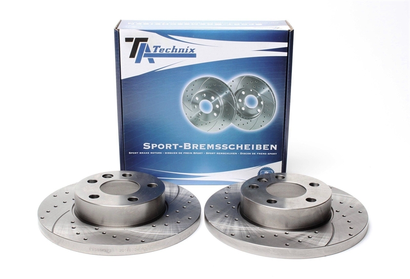 TA Technix GmbH - TA Technix Sport Bremsscheiben Satz Vorderachse passend  für VW T4
