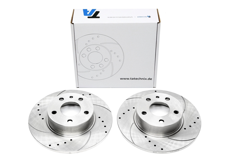 TA TECHNIX Sport Bremsscheiben Satz Hinterachse Alfa Romeo 156