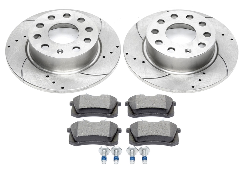 OEM SPEC FRONT AND REAR PADS FOR VOLKSWAGEN SHARAN 1.9 TD 2006-09