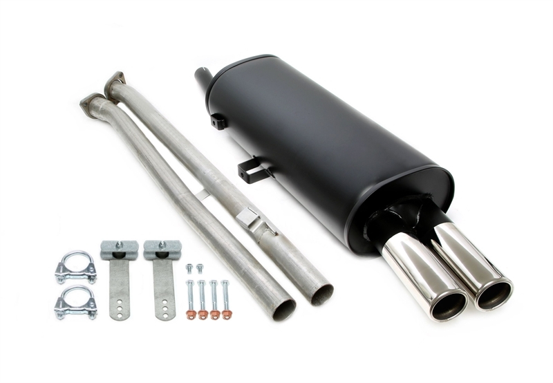 TA Technix Sportauspuffanlage 2x70mm passend für BMW 320i/325i/325ix E30 Kat.
