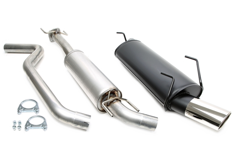 TA Technix sport exhaust system 1x90x120mm suitable for Saab 9-5 Turbo Type YS3E