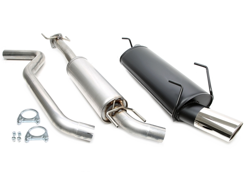TA Technix Sportauspuffanlage 1x90x120mm passend für Saab 9-5 Turbo Typ YS3E