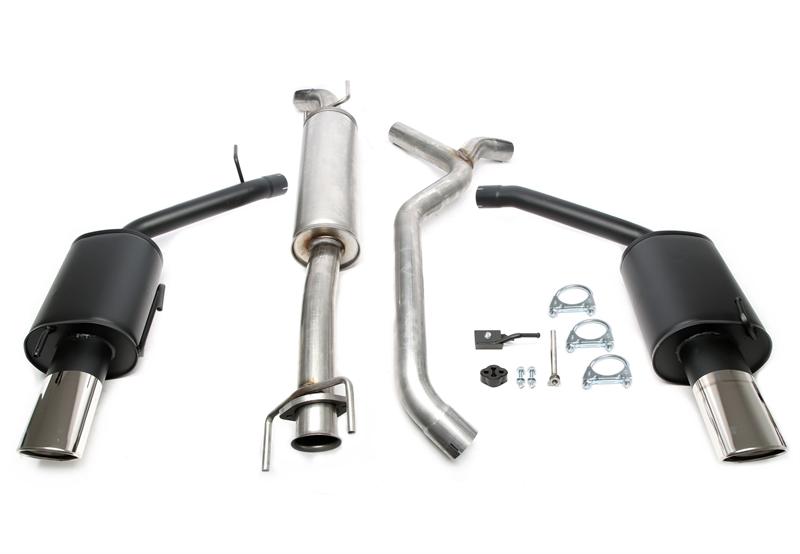 TA Technix Duplex Sportauspuffanlage 1x90/120mm Links+Rechts passend für Saab 9-5 Turbo Limo.+Kombi
