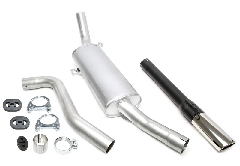 TA Technix Sportauspuffanlage 1x70x90mm passend für Saab 900 I 2.0l Turbo